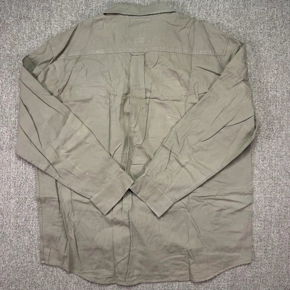 Vintage Banana Republic B.R.C.R. Civilian Reserve Khaki Safari Shirt Large